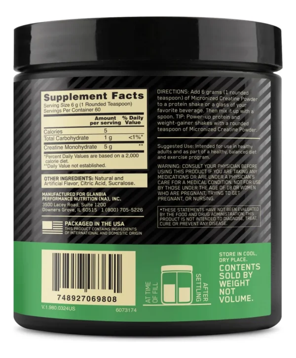 CREATINA MICRONIZADA 300G