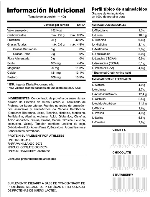 WHEY 3W 2LBS I ISOLATE - HYDROLYZED - CONCENTRATE